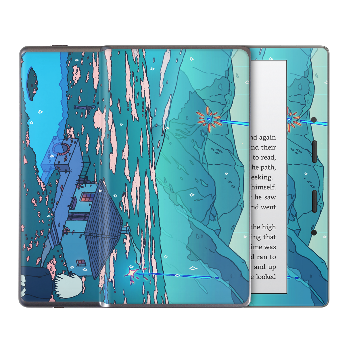 Crystal Shower Kindle Skin