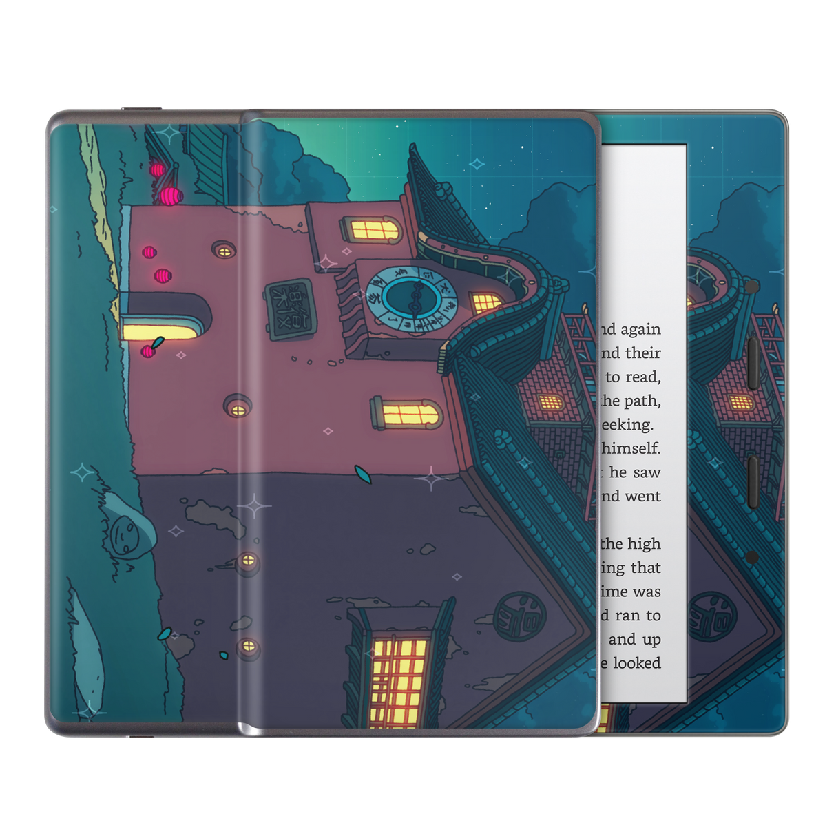 Spirited Entrace Night Kindle Skin