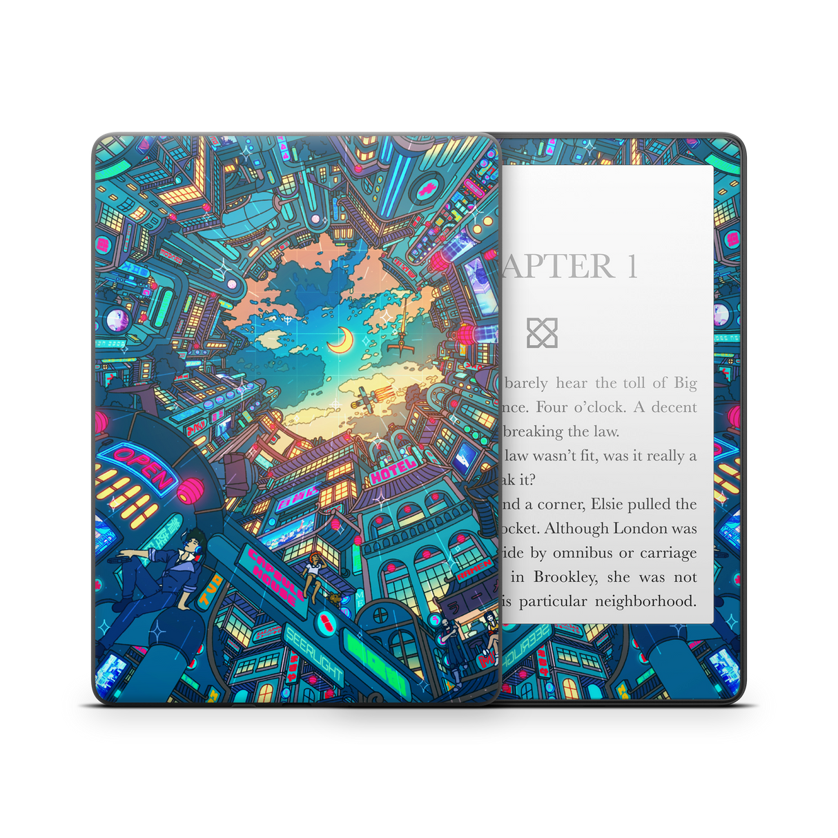 Crystal Shower Kindle Skin