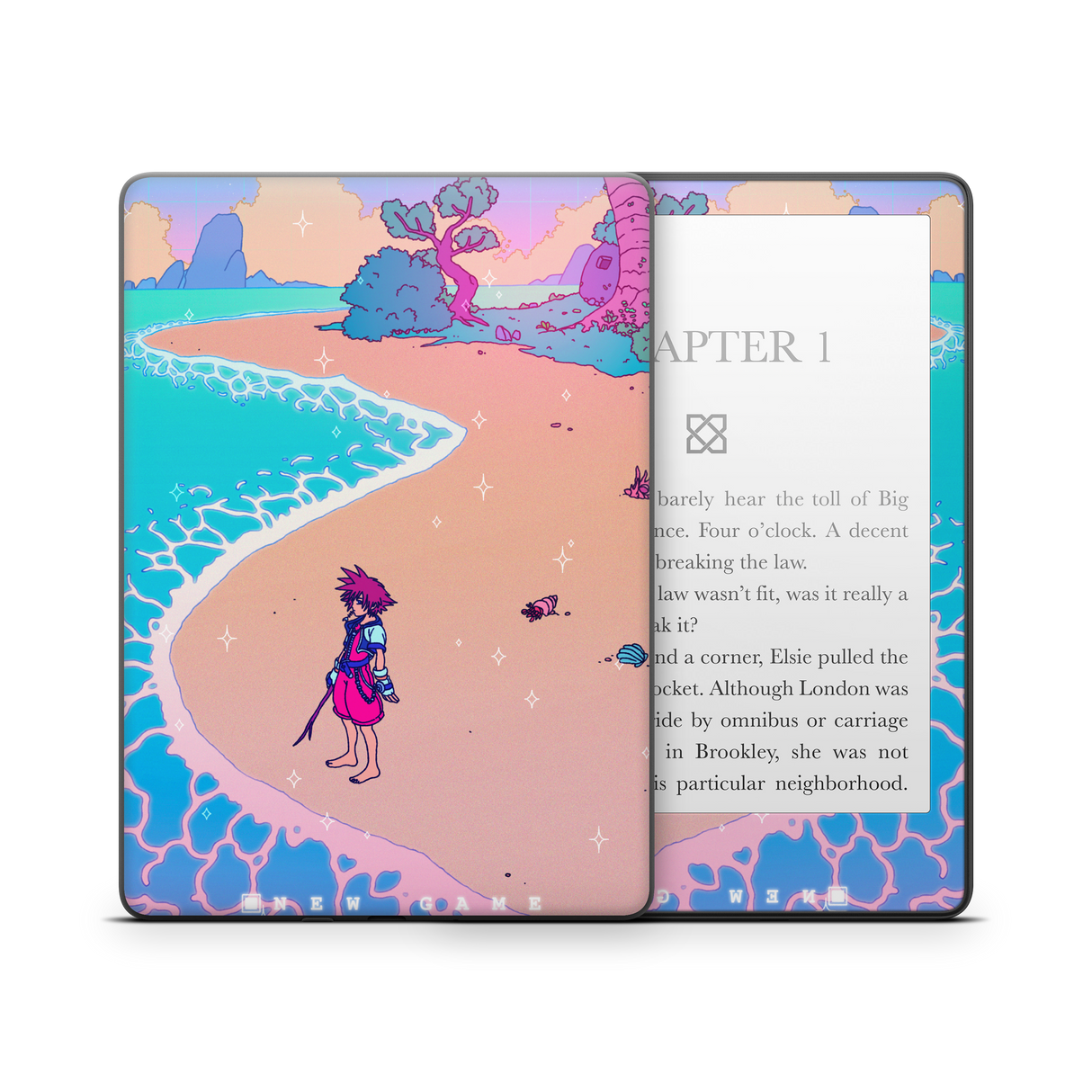 KH Waves Kindle Skin