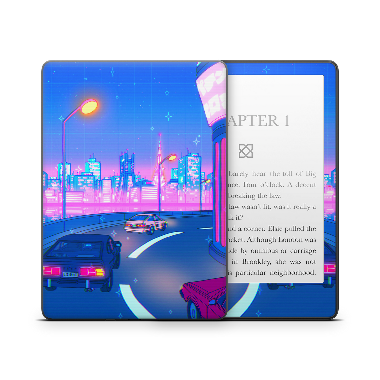 Late Night Drive Kindle Skin