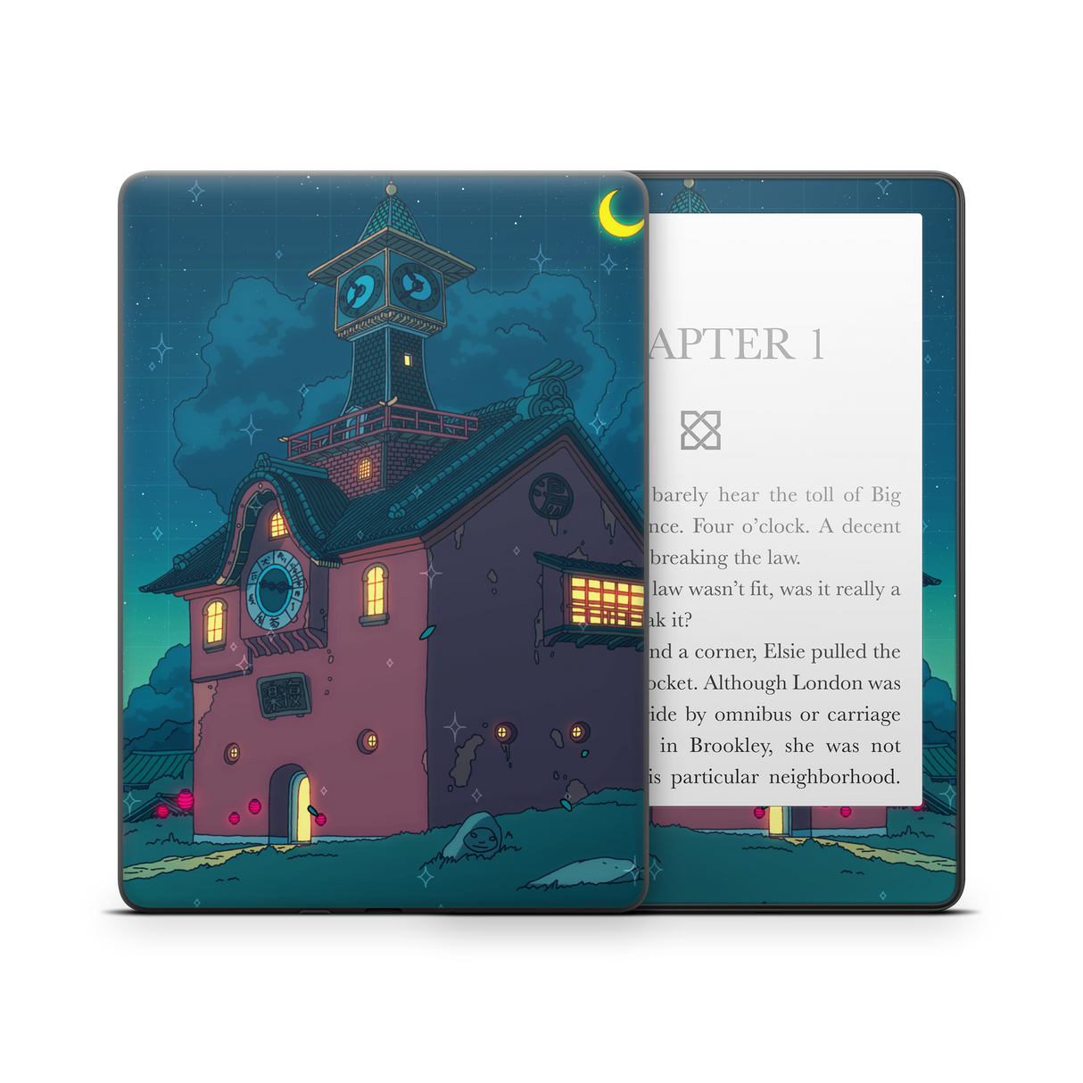 Spirited Entrace Night Kindle Skin