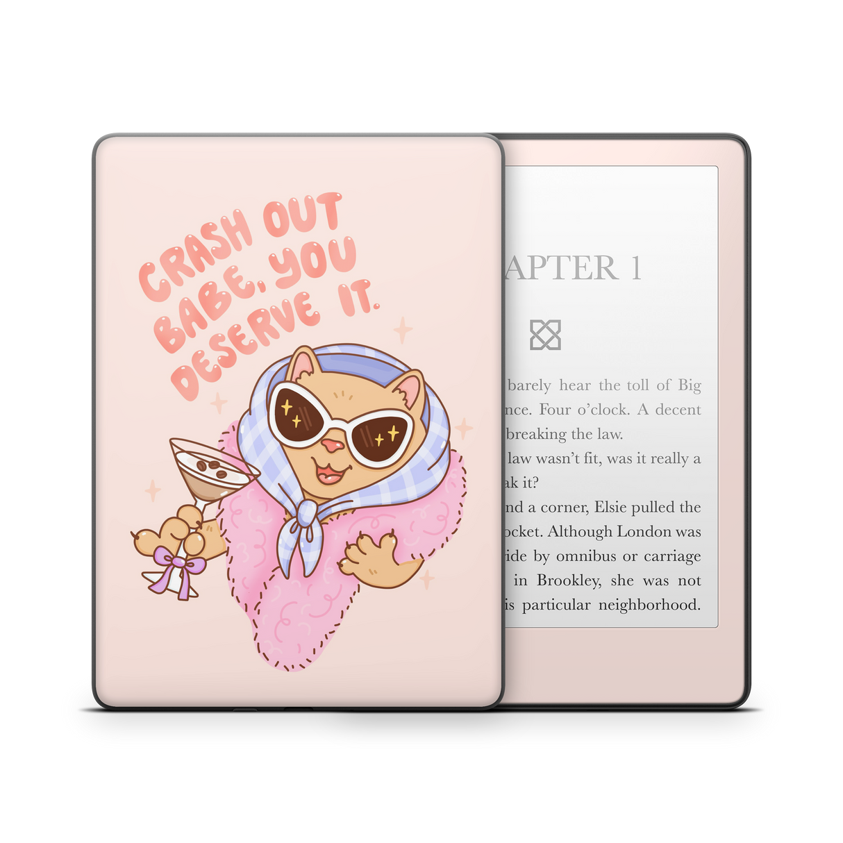 Crash Out Babe Kindle Skin