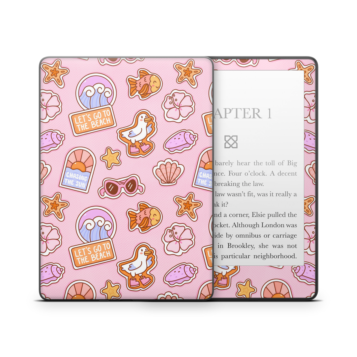 Patches Pink Kindle Skin