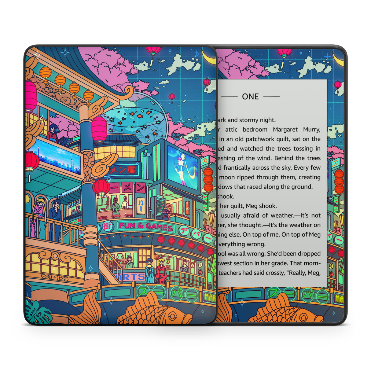 Moon festival Kindle Skin