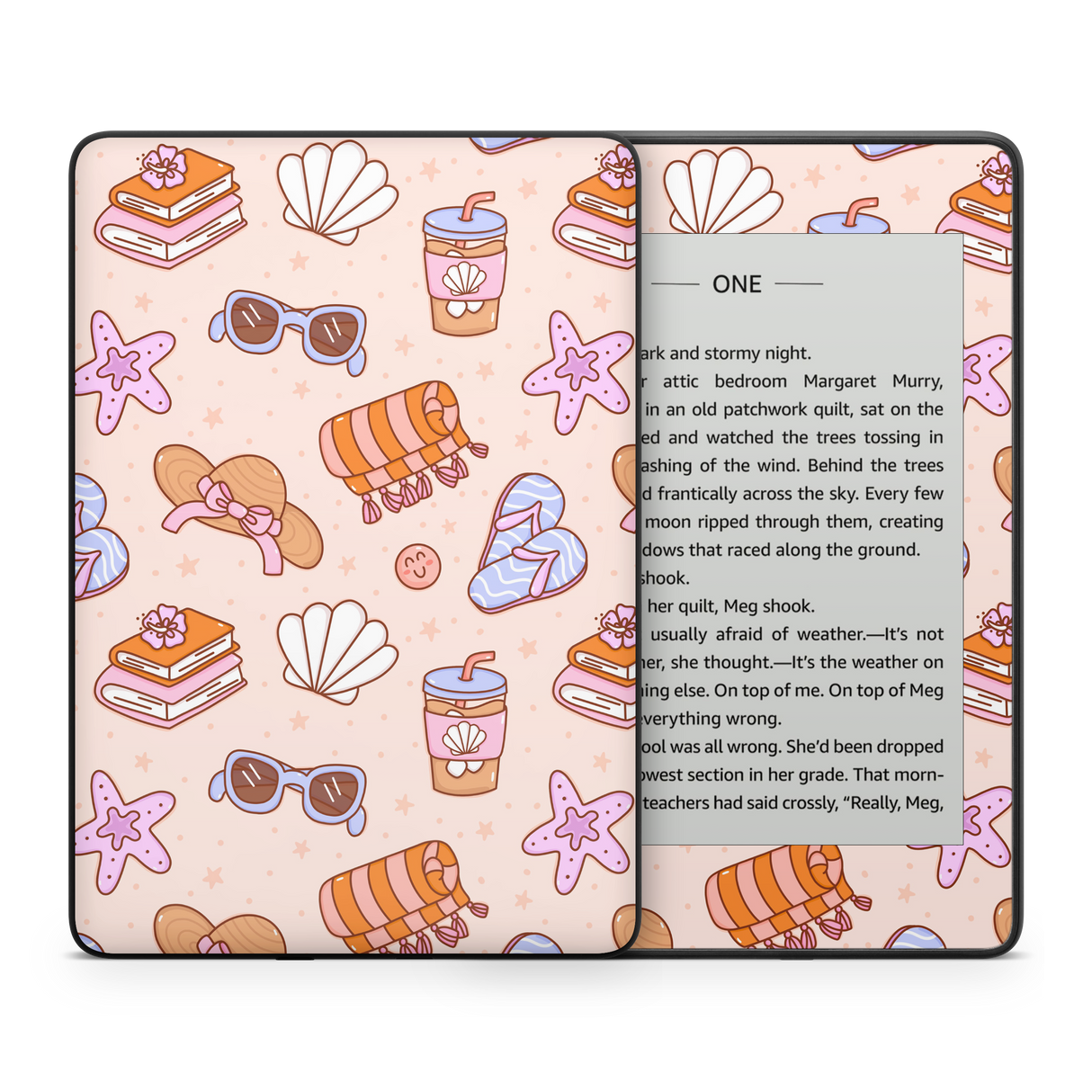 Beach Day Kindle Skin