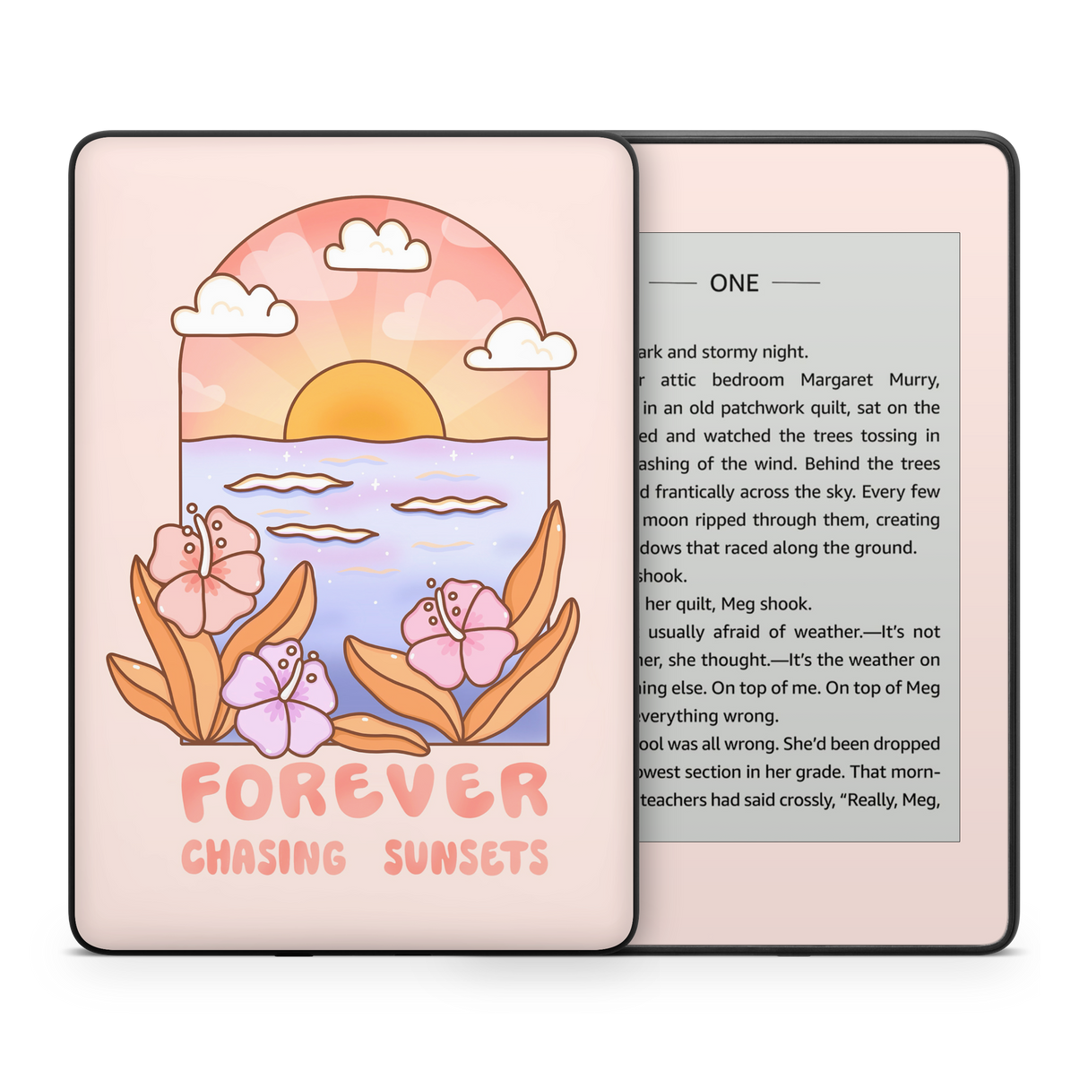 Chasing Sunsets Kindle Skin