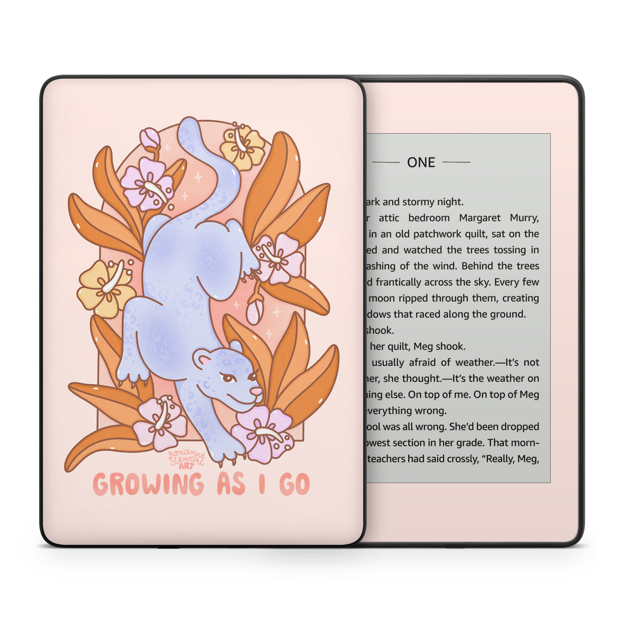 Growing As I Go Kindle Skin