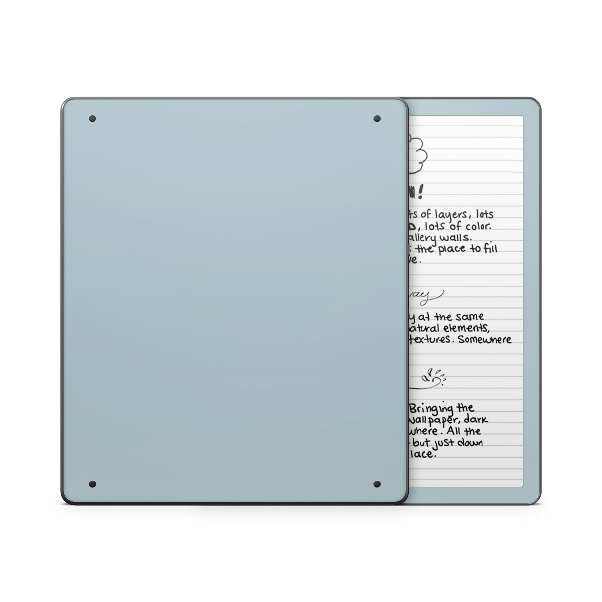 Baby Blue Kindle eReader Skin