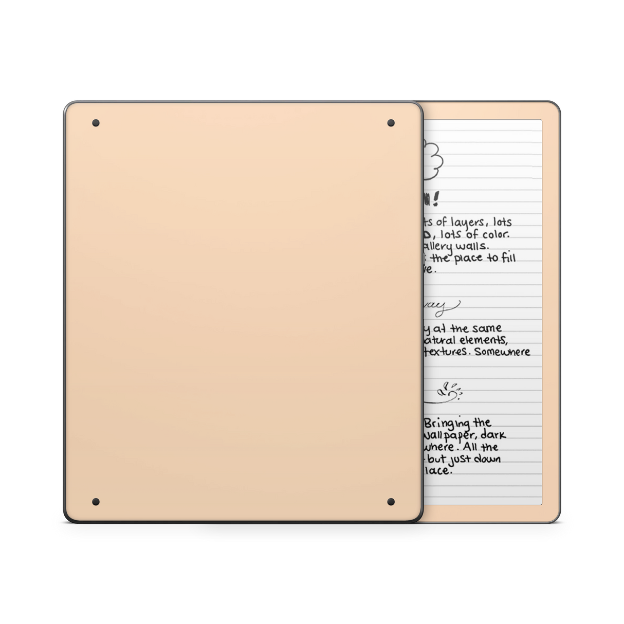 Peach Kindle eReader Skin