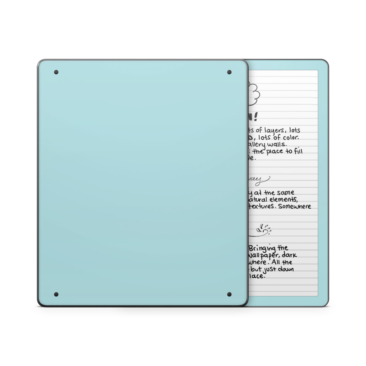 Powder Blue Kindle eReader Skin