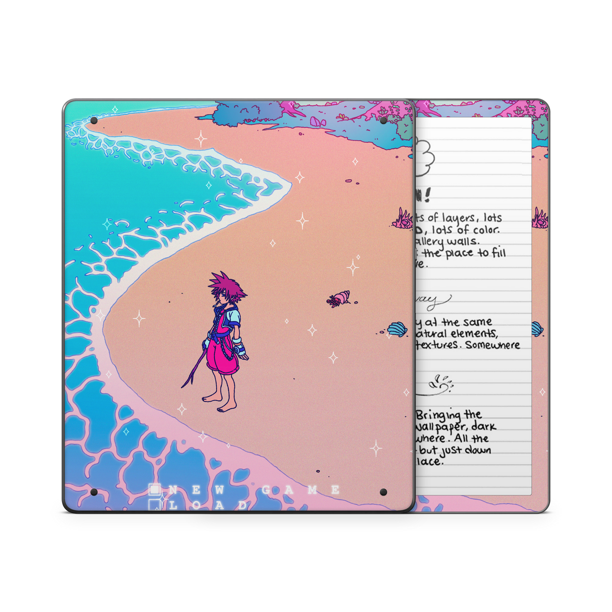 KH Waves Kindle Skin
