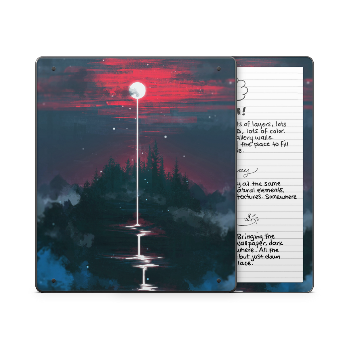 Lunar Dripping Kindle Skin