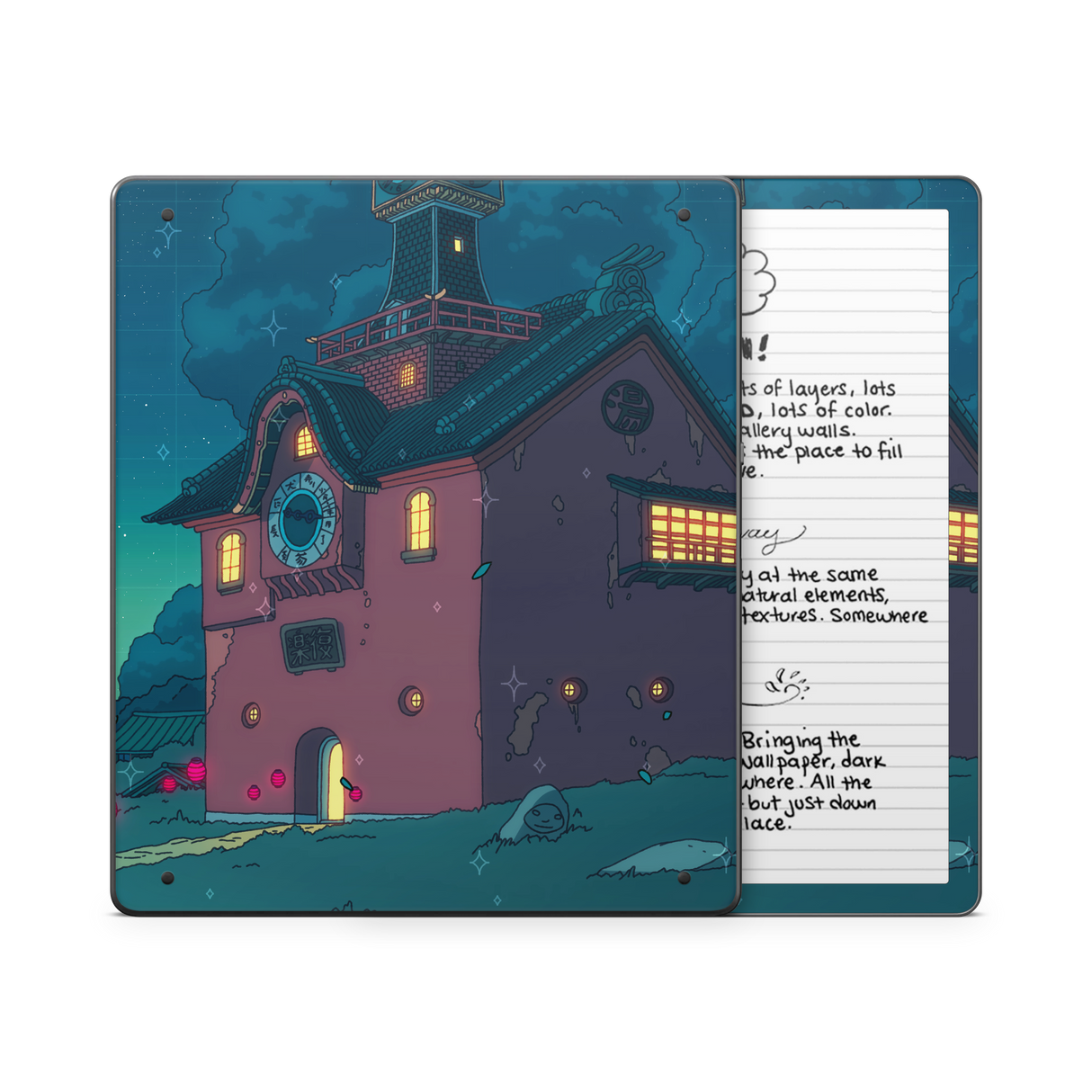 Spirited Entrace Night Kindle Skin