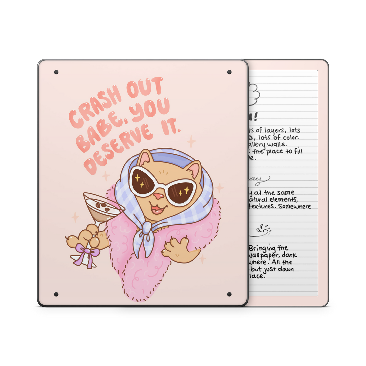 Crash Out Babe Kindle Skin