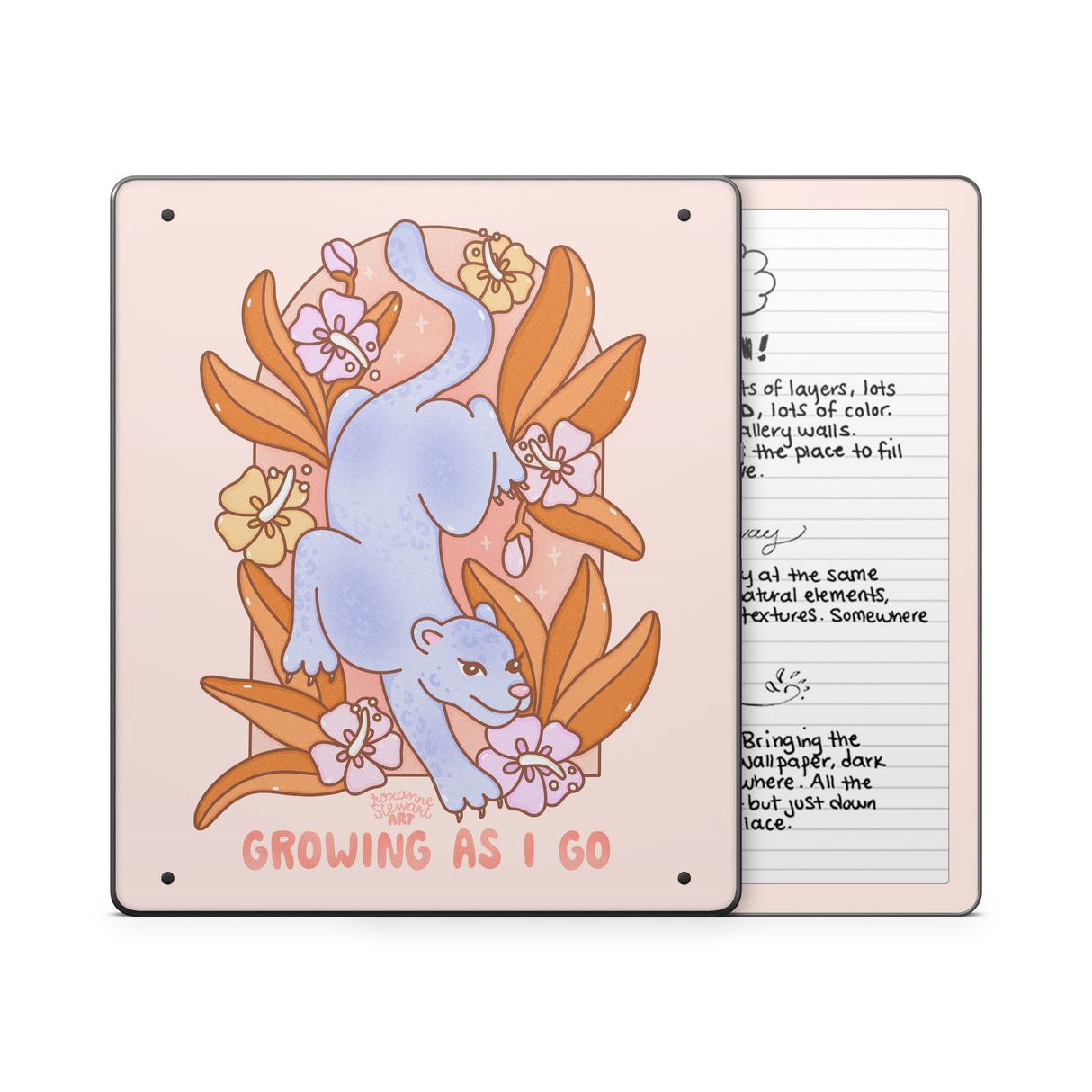 Growing As I Go Kindle Skin