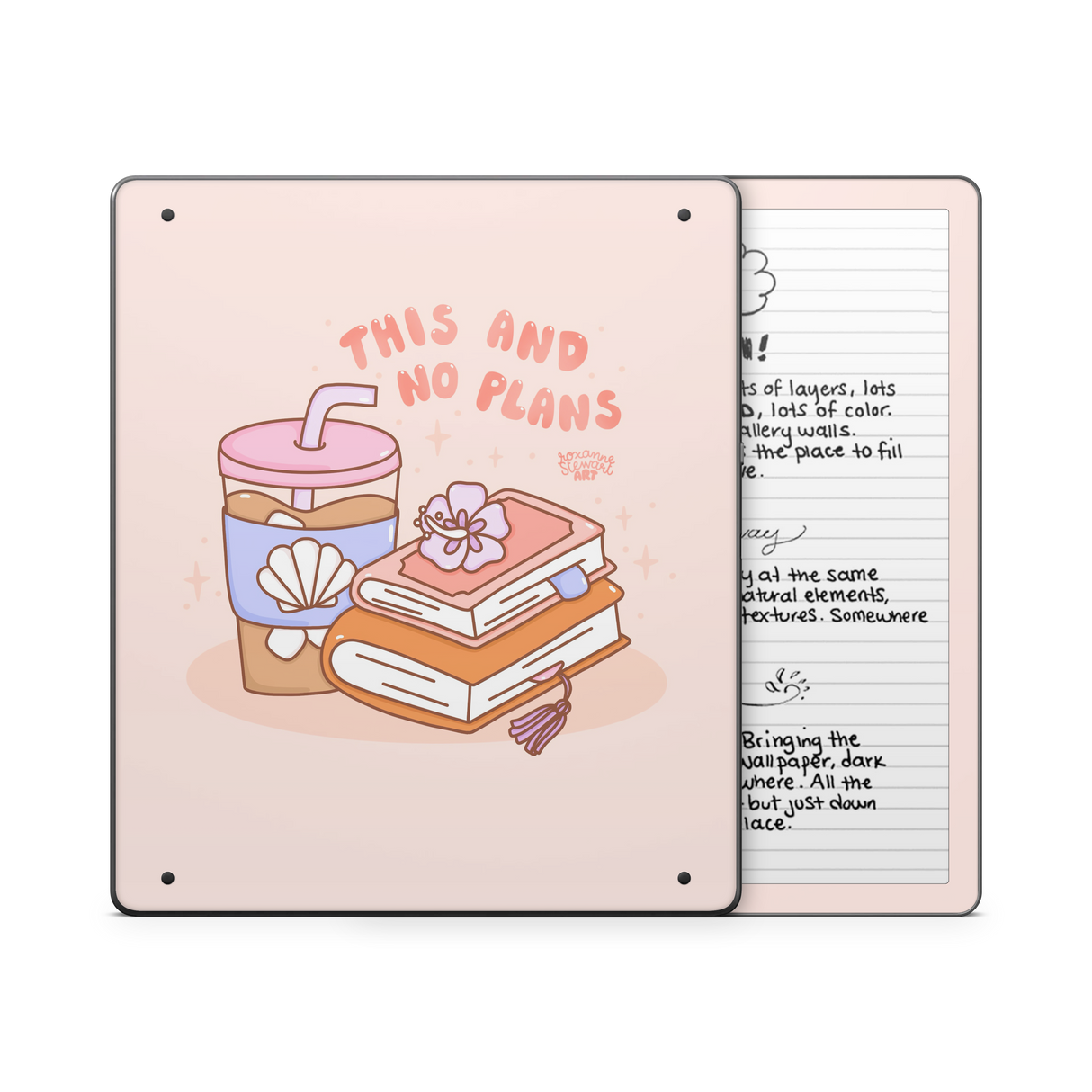 No Plans Kindle Skin