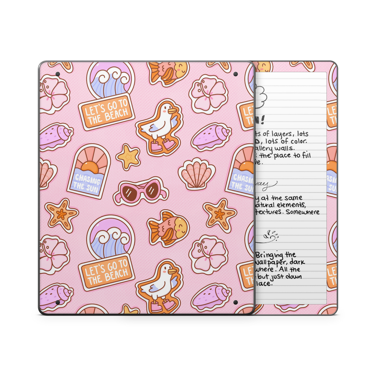 Patches Pink Kindle Skin