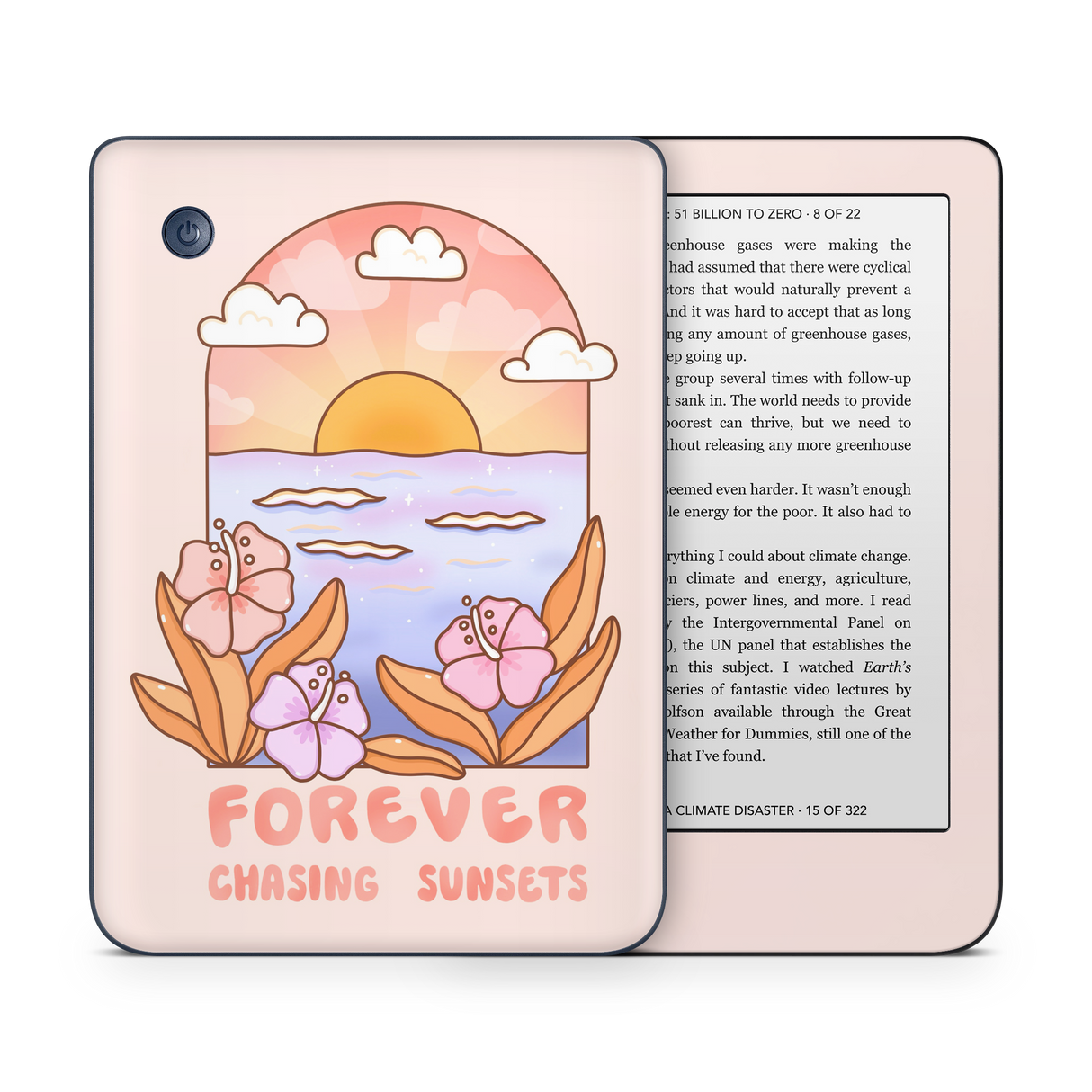 Chasing Sunsets Kobo Skin