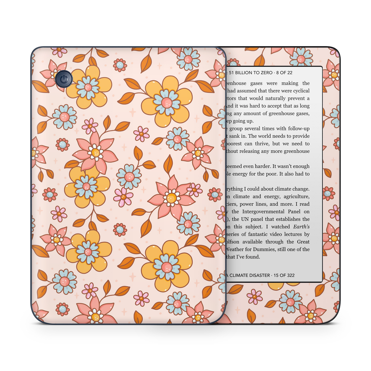Fall Floral Kobo Skin