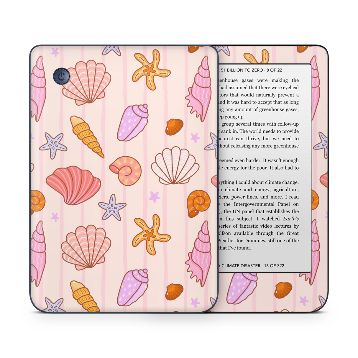 Seashells Kobo Skin