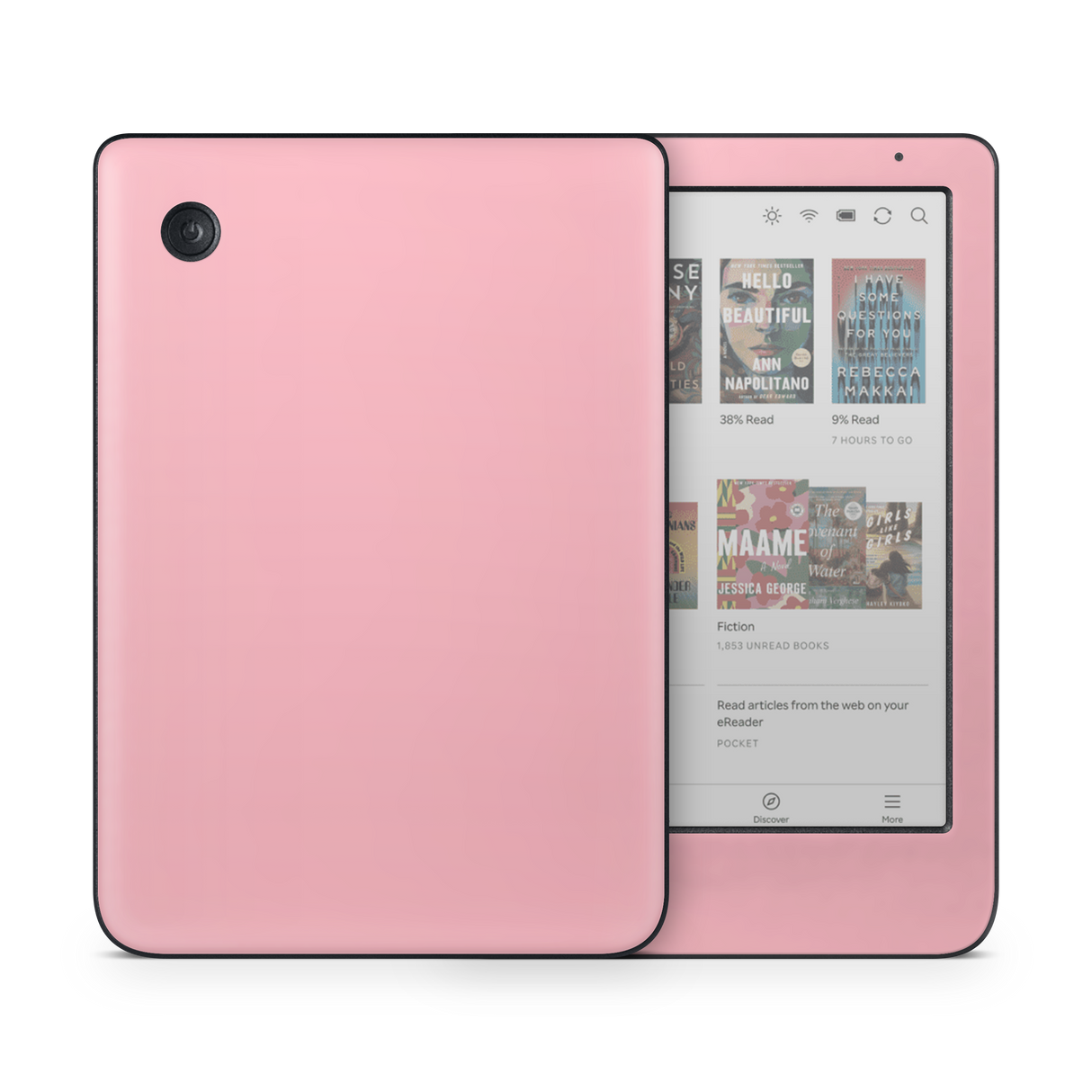 Pastel Pink Kobo eReader Skin