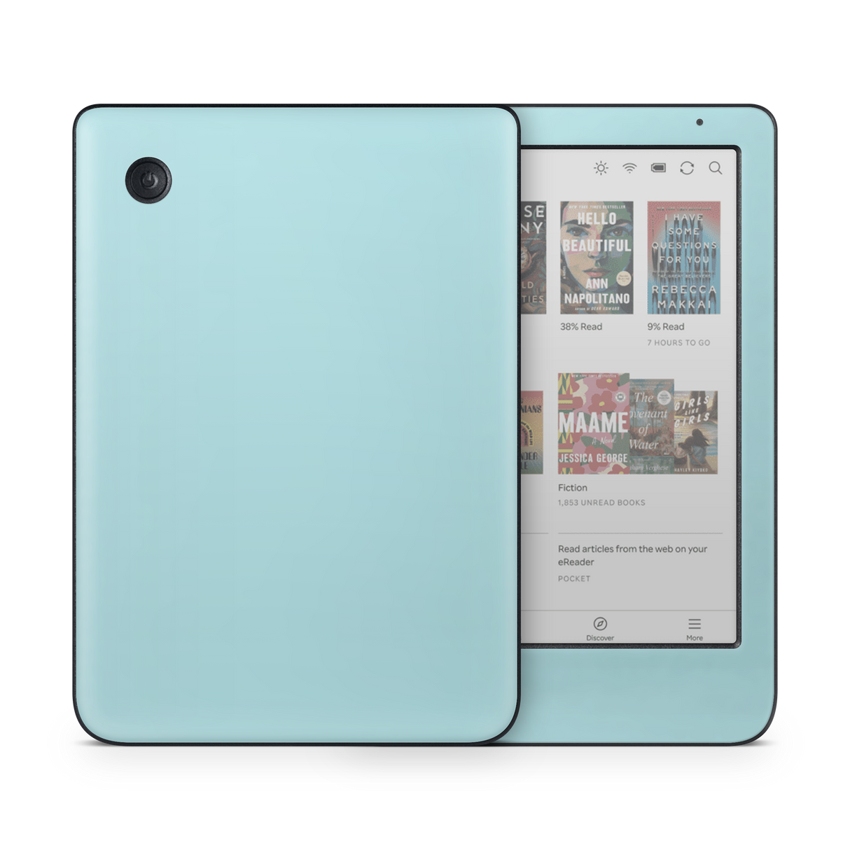 Powder Blue Kobo eReader Skin