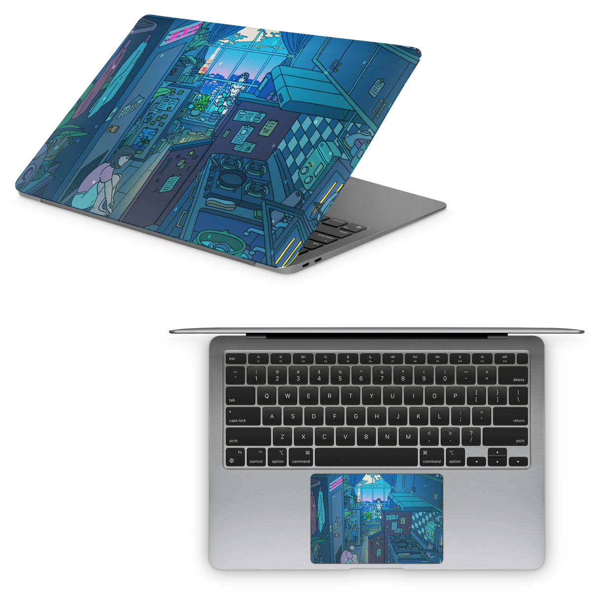 Apple MacBook Perfect Blue Skin