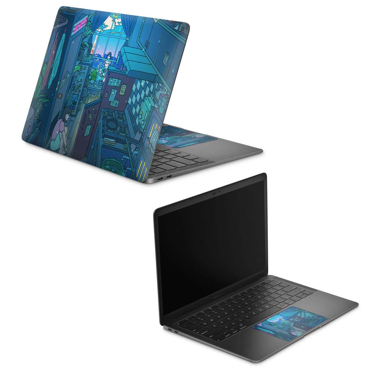 Apple MacBook Perfect Blue Skin