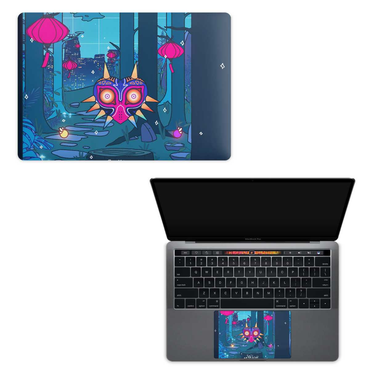 Apple MacBook Majora's mask Skin