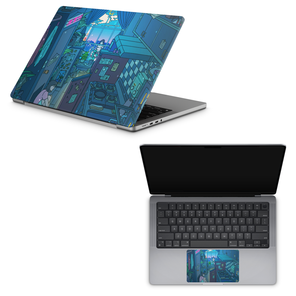 Apple MacBook Perfect Blue Skin