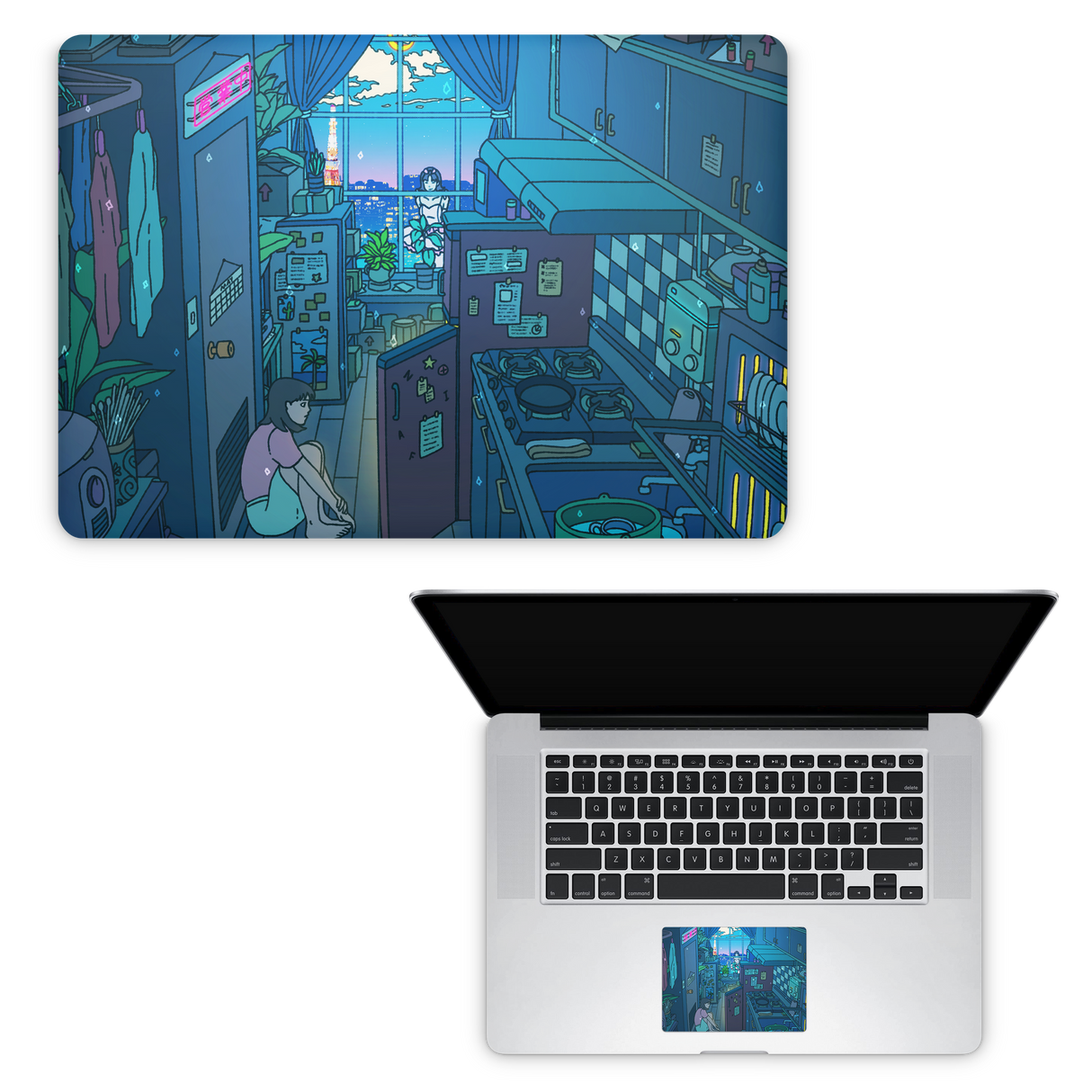 Apple MacBook Perfect Blue Skin