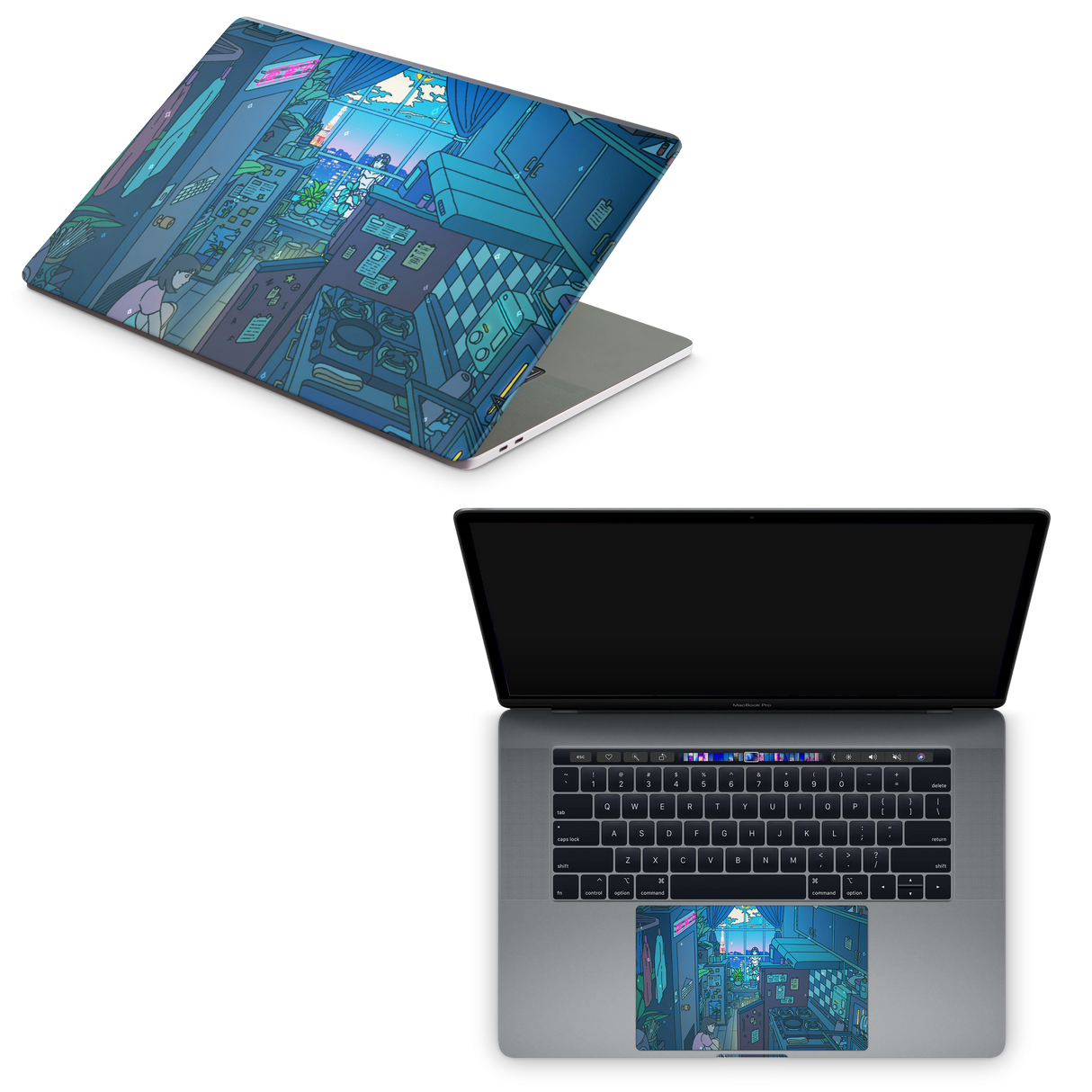 Apple MacBook Perfect Blue Skin