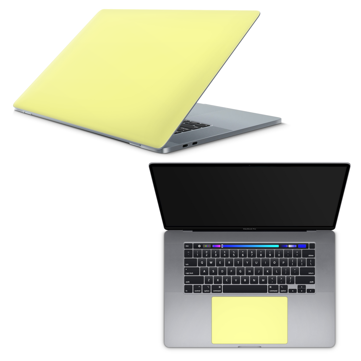 Apple MacBook Skin Pro 16 inch Touch Bar Pale Yellow