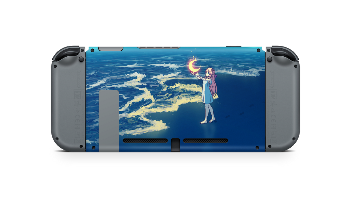 Nintendo Switch 2017 Skin Catching the moon