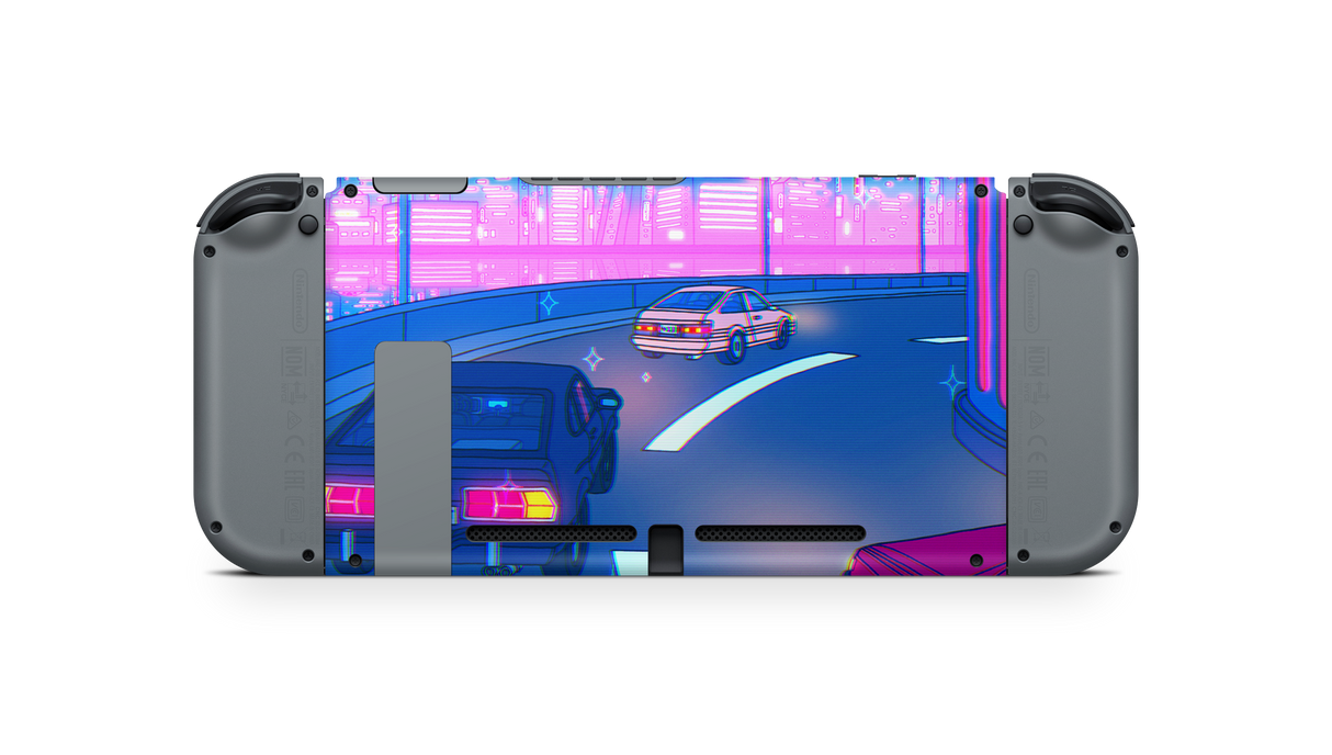 Nintendo Switch 2017 Skin Late Night Drive