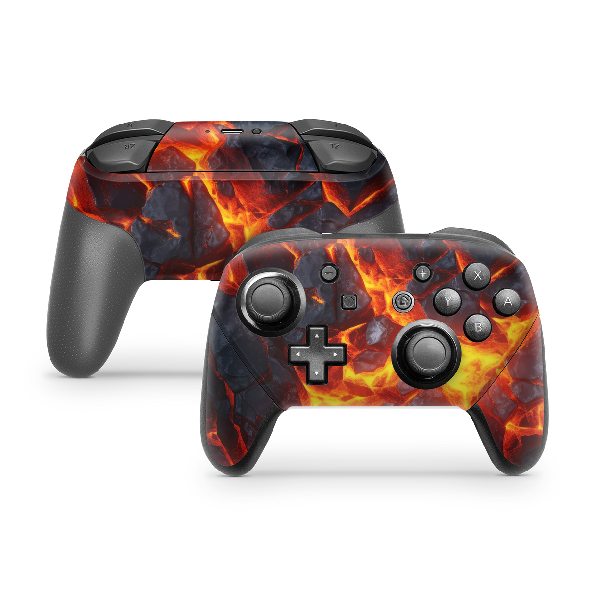 Nintendo Switch Controller Skin Lava