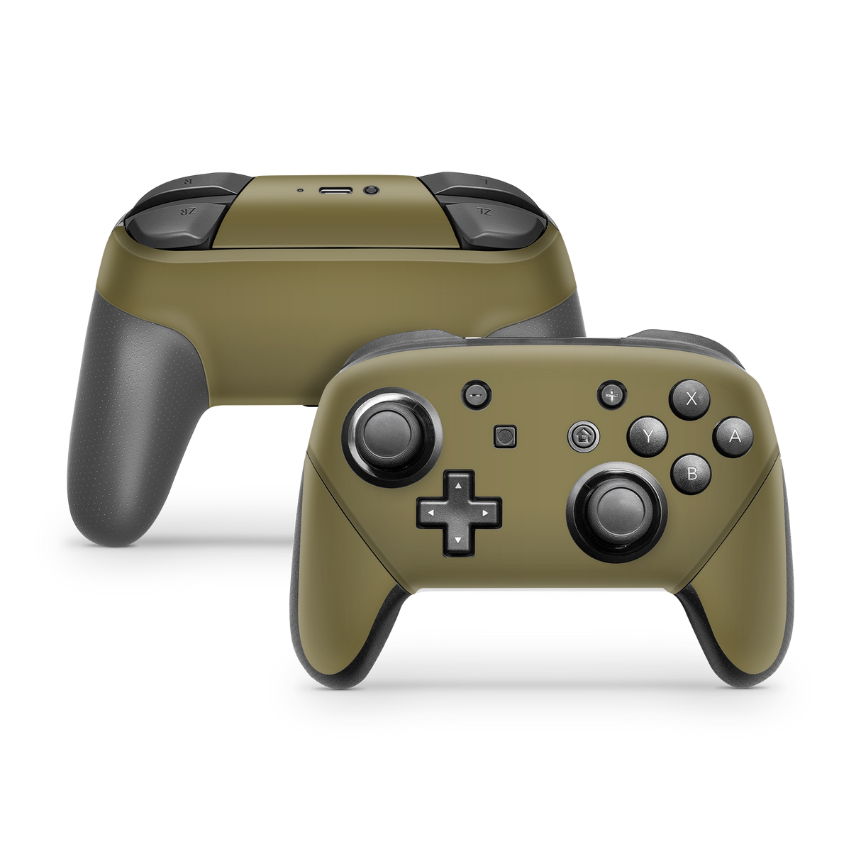 Nintendo Switch Controller Skin Forest Brown