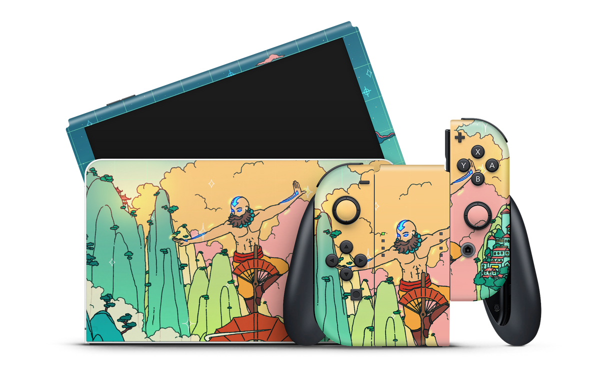 Nintendo Switch OLED Skin Aang Atla