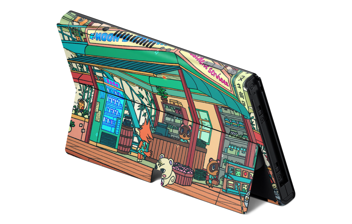 Nintendo Switch OLED Skin Animal Crossing