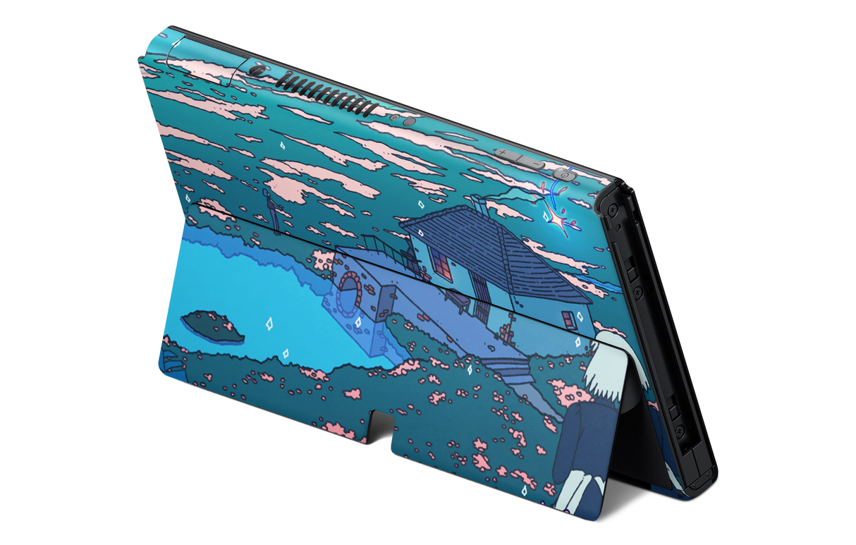 Nintendo Switch OLED Skin Crystal Shower