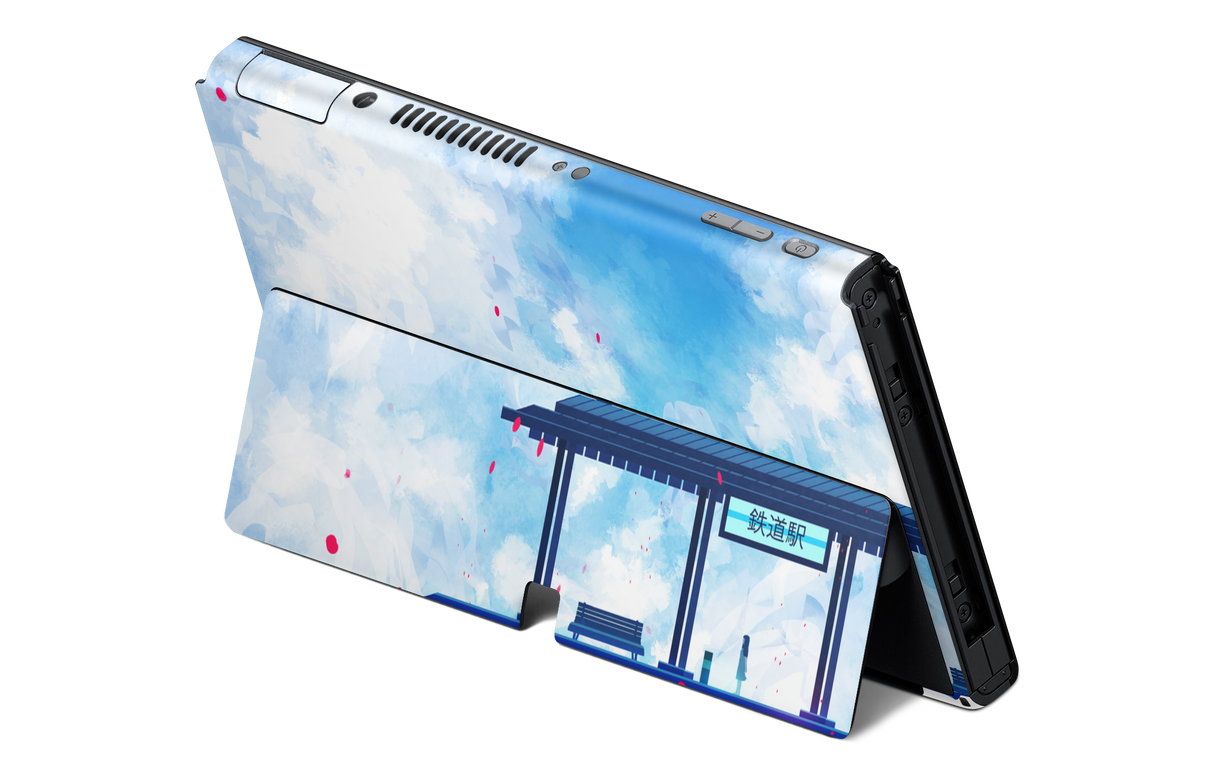 Nintendo Switch OLED Skin Waiting