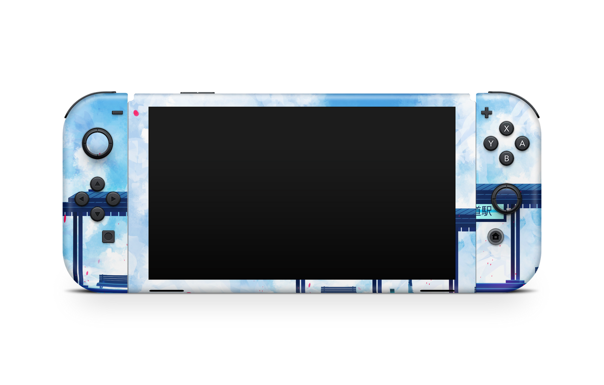 Nintendo Switch OLED Skin Waiting