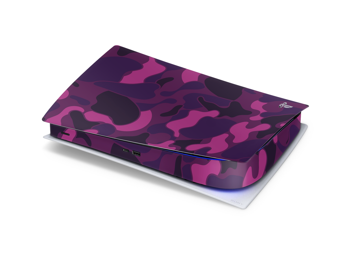 Playstation 5 Digital Skin Ape Camo Purple