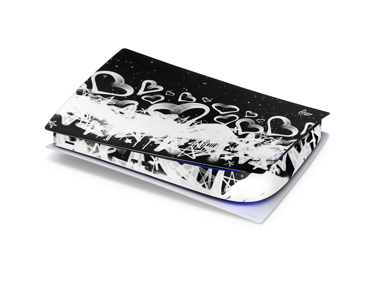 Playstation 5 Digital Skin Hearts and Stars