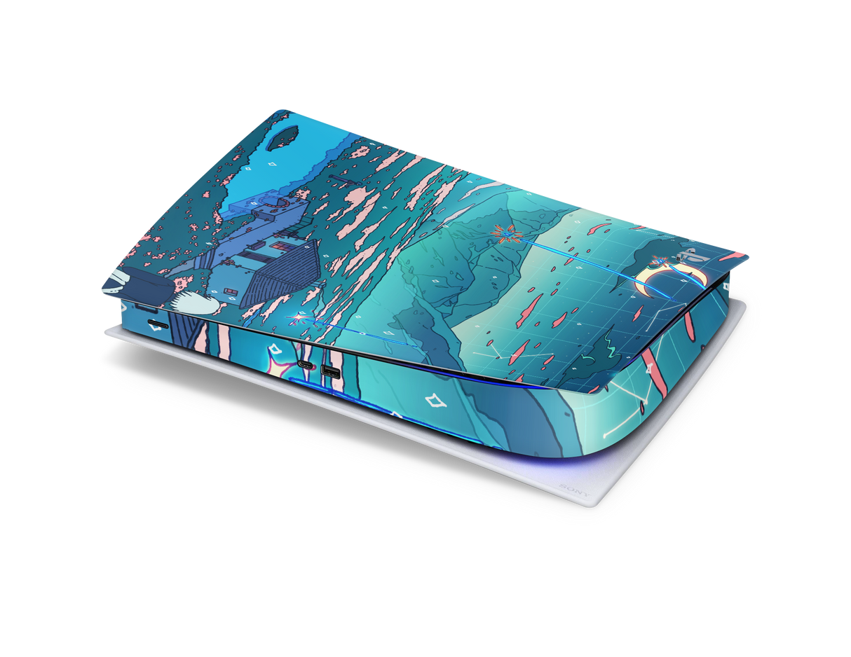 Playstation 5 Digital Skin Crystal Shower