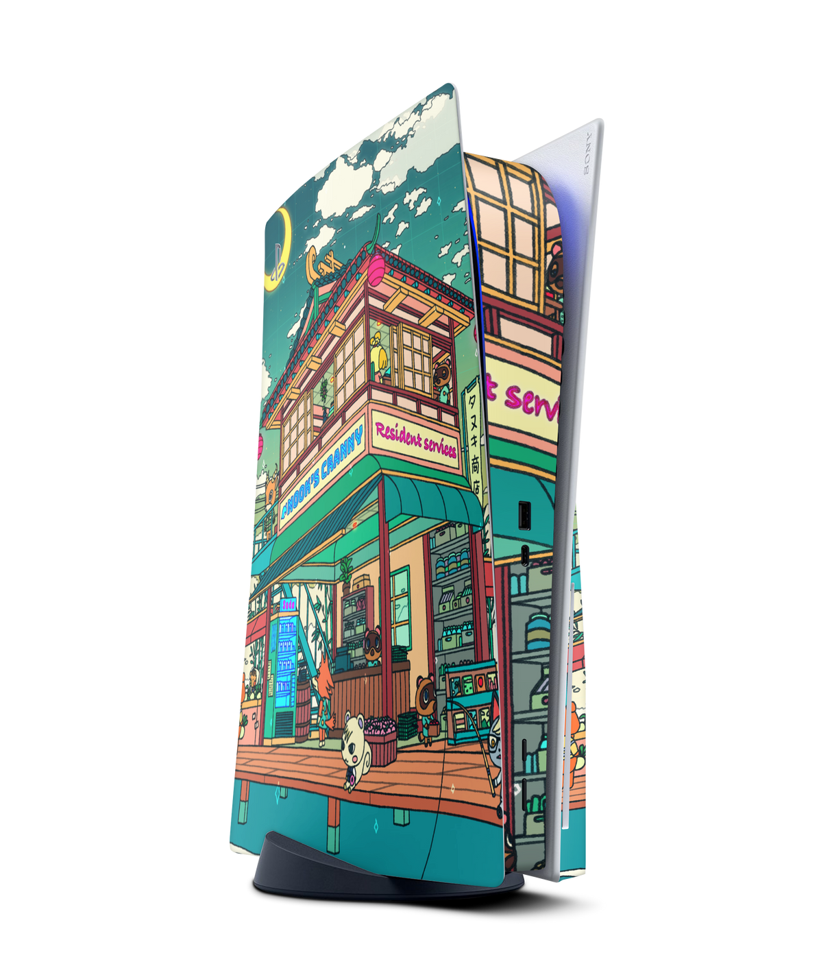 PlayStation 5 Disc Skin Animal Crossing