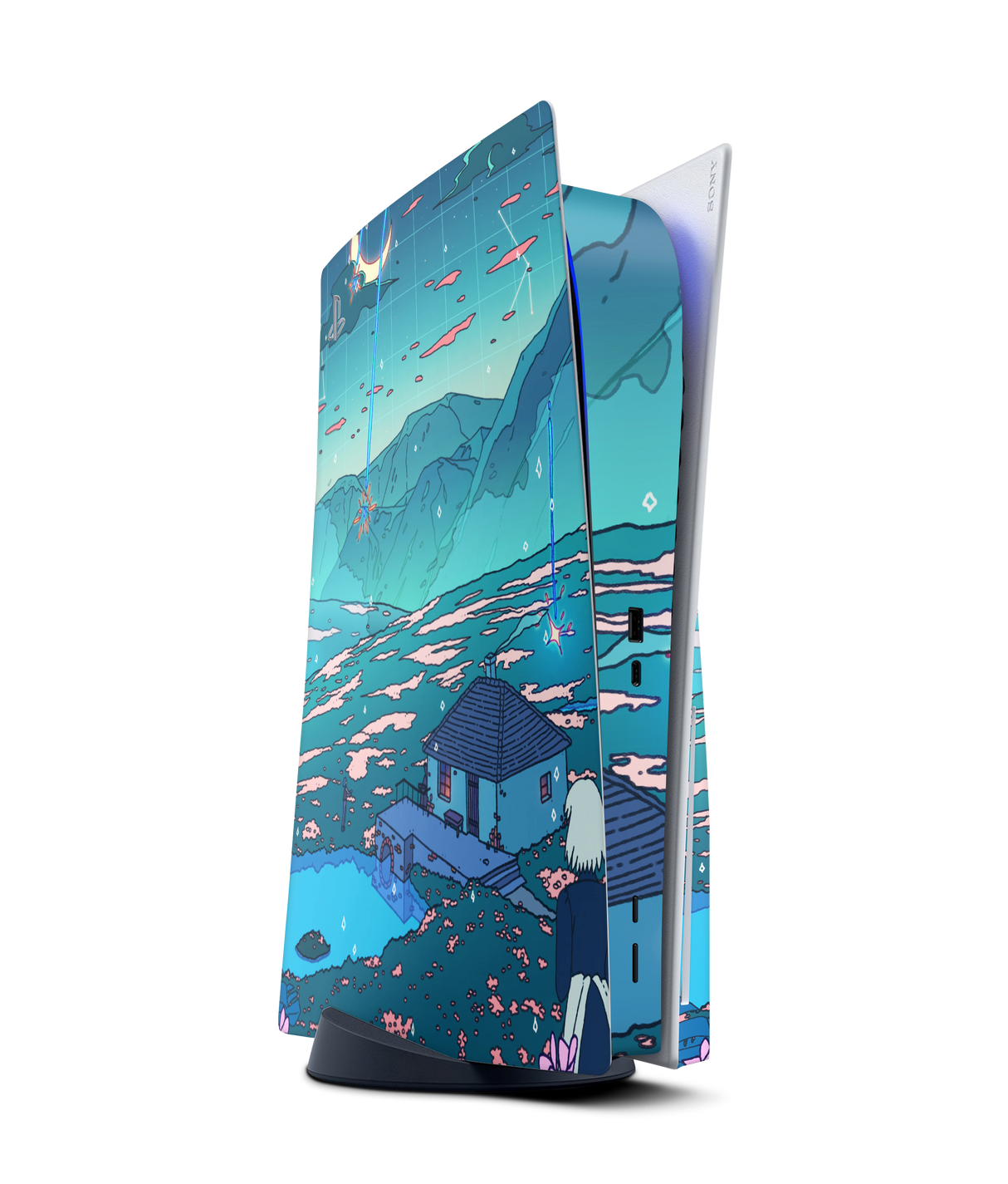 PlayStation 5 Disc Skin Crystal Shower