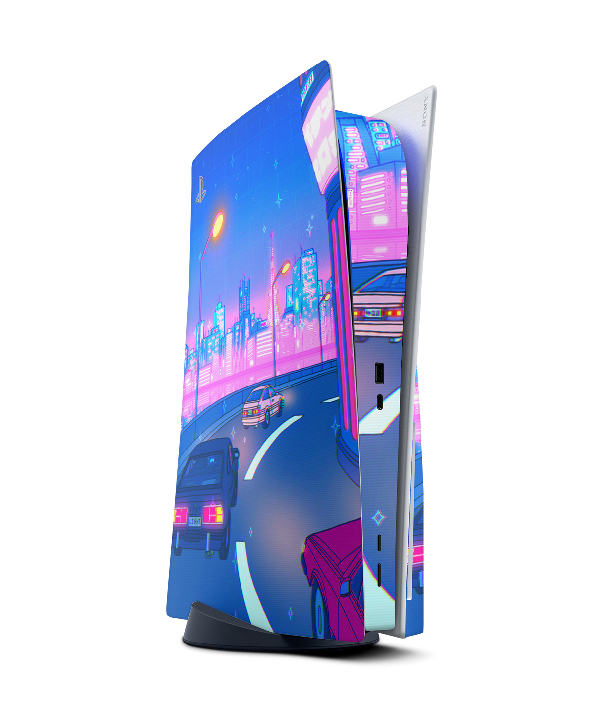 PlayStation 5 Disc Skin Late Night Drive
