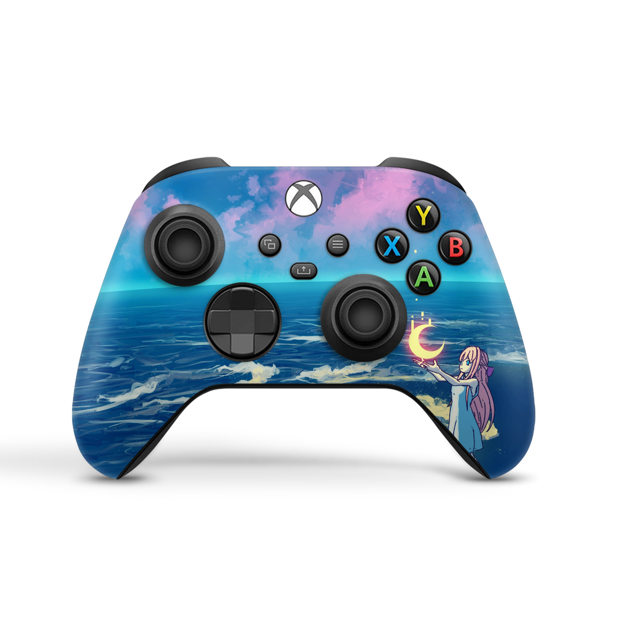 XBox Series SX Controller Skin Catching the moon